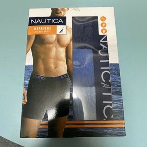 Nautica Heathers Mens Boxer Briefs 3 pack